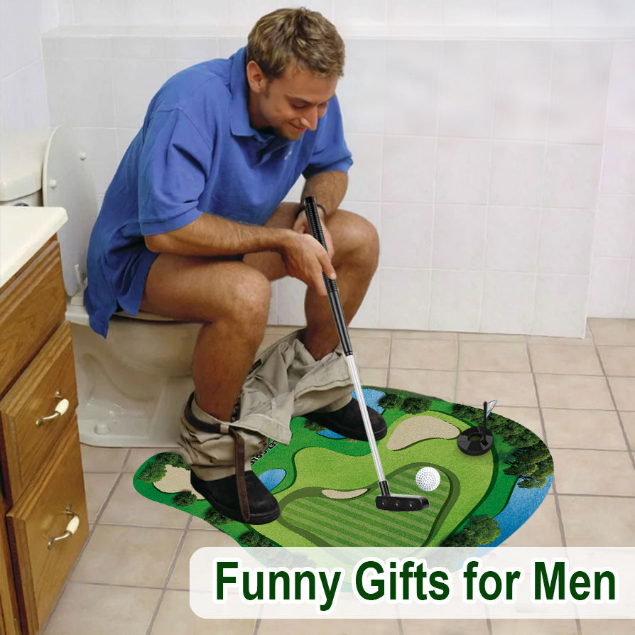 Mini Toilet Golf Game Set