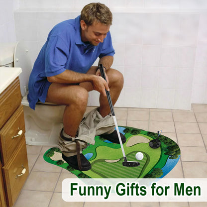 Mini Toilet Golf Game Set