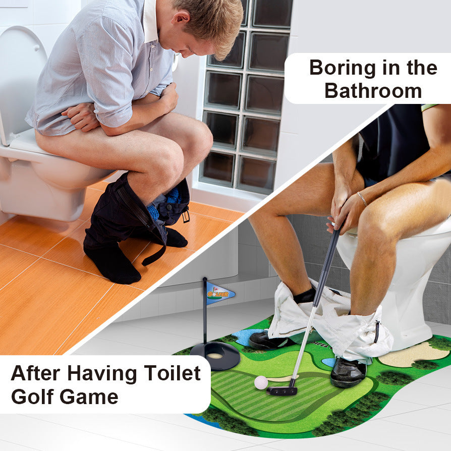 Mini Toilet Golf Game Set